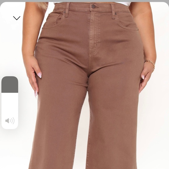 Side slit wide leg jeans - Picture 2 of 6